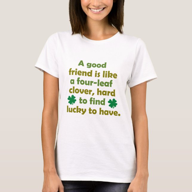 T-shirt Citation drôle d'amitié (Devant)