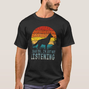 T-shirt Citation drôle de Berger Allemand Amoureux de Chie