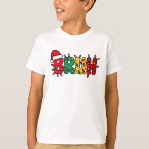 T-shirt Citation drôle de Bruh Frères Adolescents Garçons 
