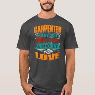 T-shirt Citation Drôle De Carpentier Je Suis Echocardiogra