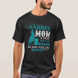 T-shirt Citation drôle de cheval de course de tonneau fou
