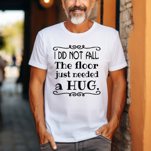 T-shirt Citation drôle de risque d'automne