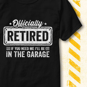 T-shirt Citation Drôle de Véhicules de Garage à la Retrait