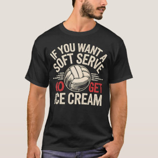 T-shirt Citation drôle de volley-ball pour les filles ns e