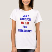 Citation drôle politique Vote pour mon chat présid