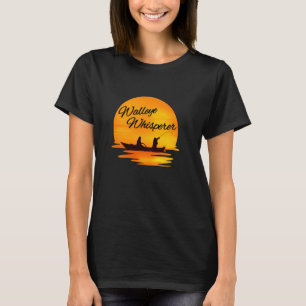 T-shirt Citation drôle pour pêcheurs de dorés Chuchoteur d