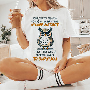 T-shirt Citation drôle pour un Idiot