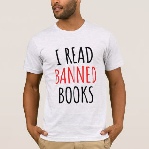 T-shirt Citation drôle sur les livres interdits que j'ai l