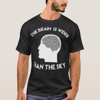 T-shirt Citation du cerveau