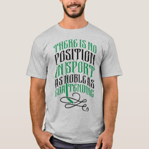 T-shirt Citation du gardien de hockey Shirsey Nom Numéro