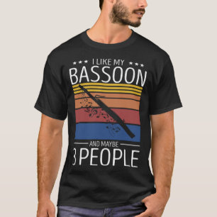 T-shirt Citation du joueur Bassoon pour Orchestra Woodwind