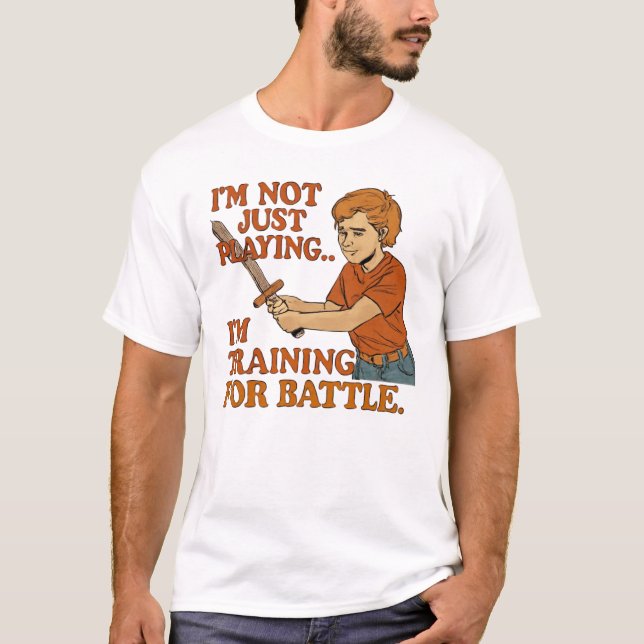 T-shirt Citation du joueur épique - Formation à la bataill (Devant)