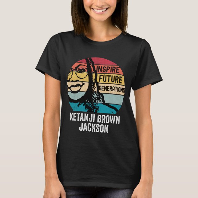 T-shirt Citation du juge de la Cour suprême Ketanji Brown  (Devant)