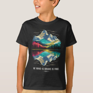T-shirt Citation du philosophe Stoic Seneca Brave stoïcism