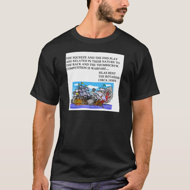 T-SHIRT CITATION EN DOUBLE CÉLÈBRE DE PONT (Devant)