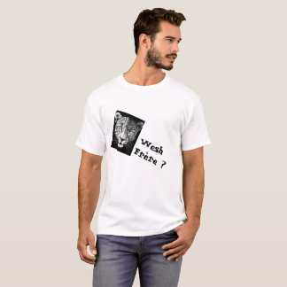 T-shirt Citation en français blanc