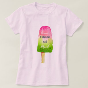 T-shirt Citation été popsicle baie sorbet nourriture migno