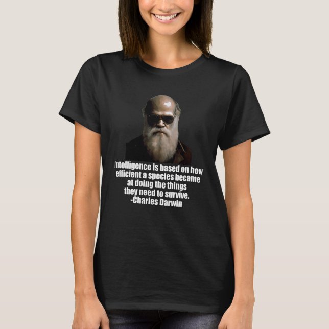 T-shirt Citation évolutionniste (Devant)