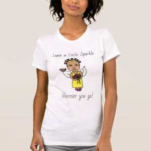 T-shirt Citation Fée Whimsical Folk Art Floral