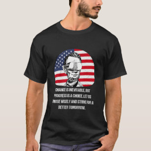 T-shirt Citation fictive de Lincoln Futuristic VR 4