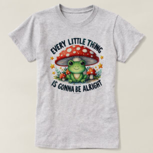 T-shirt citation graphique avec une grenouille mig