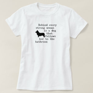 T-shirt Citation humoristique de chien - Corgi