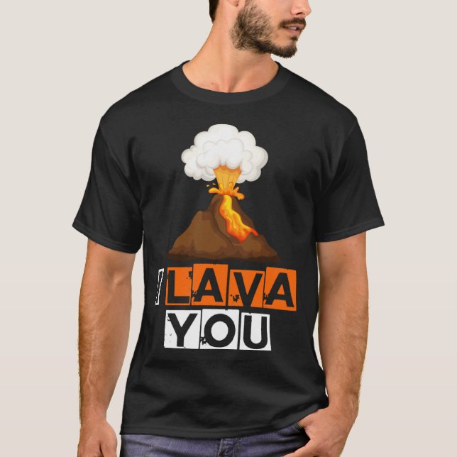 T-shirt Citation I Lava You (Devant)