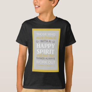 T-shirt citation inspirante de gordon b hinckley lds