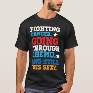T-Shirt citation inspirante de lutteur contre le c