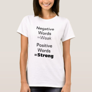 T-shirt Citation Inspirante de Mots Positifs