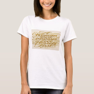T-Shirt Citation Inspirante pour Femmes