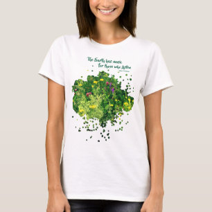 T-shirt Citation Inspirante sur la Musique de la Nature