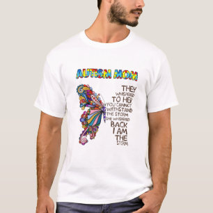 T-shirt Citation Inspirationnelle Autisme Maman Sensibilis
