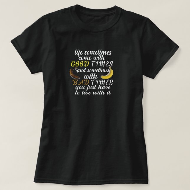 T-shirt Citation Inspirationnelle, Citation Drôle (Design devant)