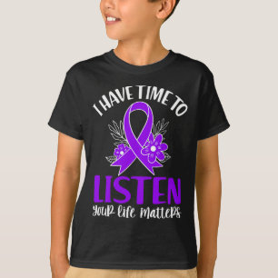 T-shirt Citation J'Ai Le Temps D'Écouter Le Ribb De Sensib