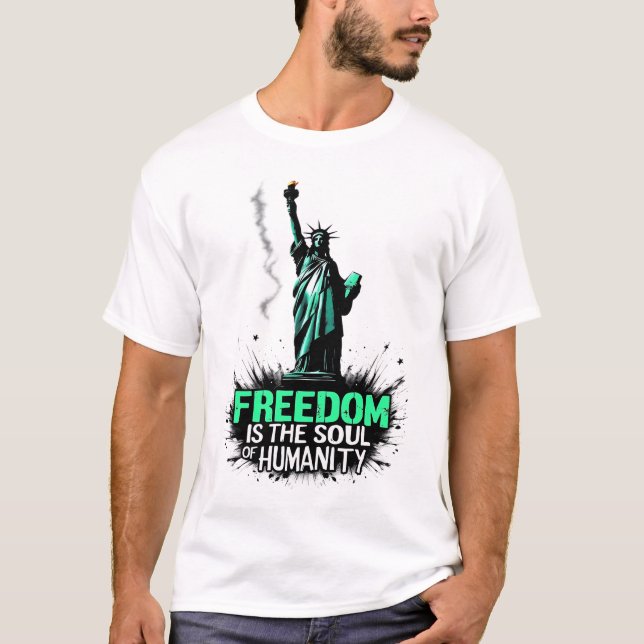 T-shirt Citation libre (Devant)
