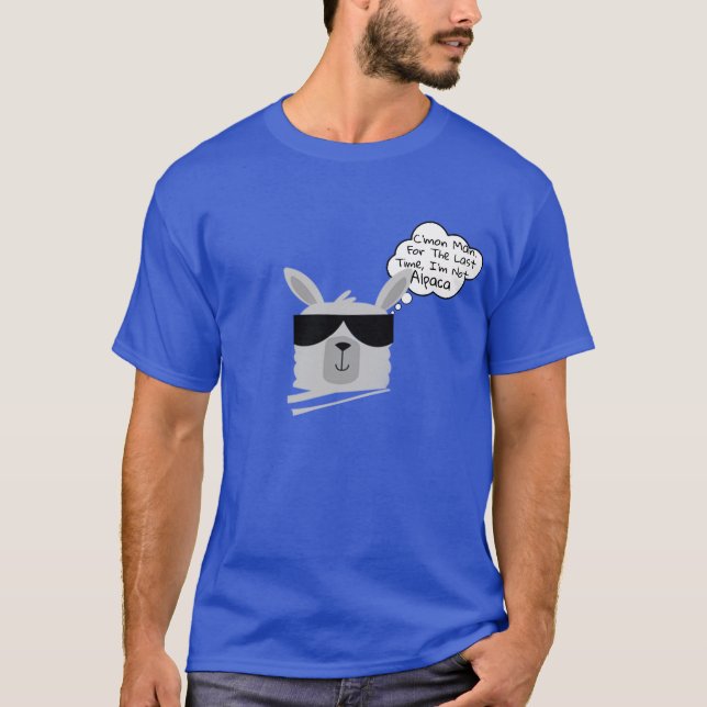T-shirt Citation Llama personnalisable Humour Slogan Funny (Devant)