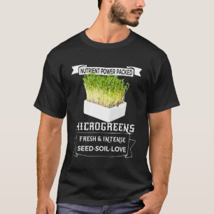 T-shirt Citation Maraîcher de Micro pousses Jardinage 1
