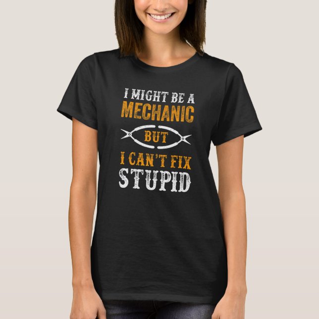 T-shirt Citation Mécanique Hommes Humour Mécanique (Devant)
