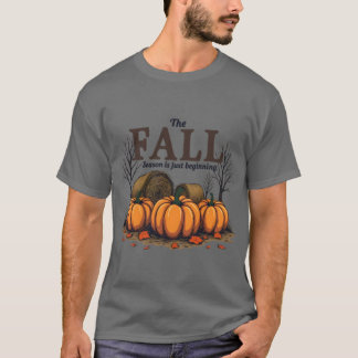 T-shirt Citation mignonne de la saison d'automne La saison