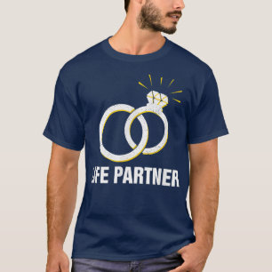 T-shirt Citation motivante pour mariage de partenaire de v