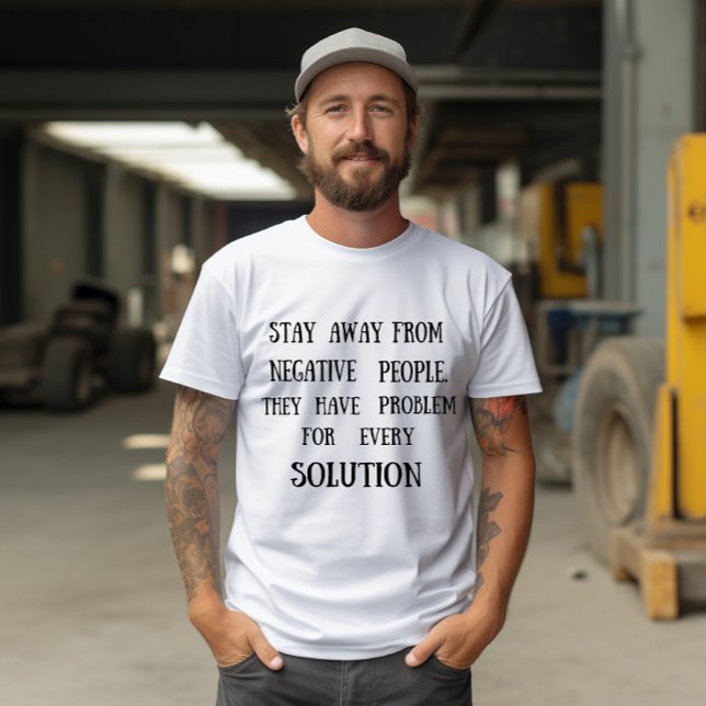 T-shirt Citation motivante sur la vie (Créateur téléchargé)