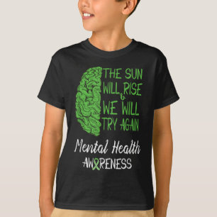 T-shirt Citation Motivation de sensibilisation à la santé