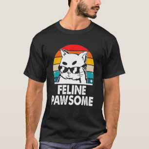 T-shirt Citation Motivational Félin Incroyable Chat Pun In