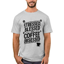 Citation Obsédée Au Café Et Au Blessé Stressé