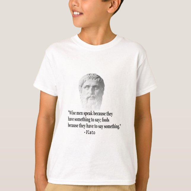 T-shirt Citation Par Platon (Devant)