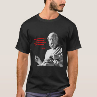 T-shirt Citation Platon