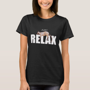 T-shirt Citation Positive Chaton Détendez-Vous