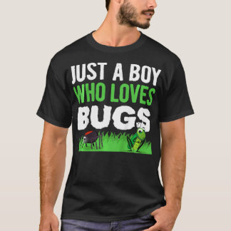 T-shirt Citation pour l'amant de insectes pour votre fils 