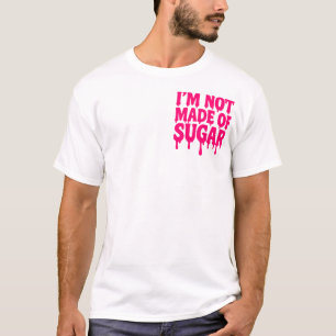 T-shirt Citation rose Neon Style Tee Style - Personnalisab